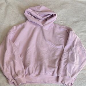 Garage - Light Pink Cozy Hooded Sweatshirt S/M